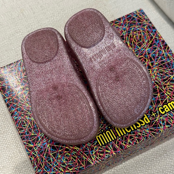 Mini Melissa Zig Zag - color Pink Candy Glitter - Picture 2 of 3